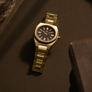 Dark Brown Gold - size 26mm