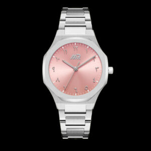 Dark Pink Silver - size 34mm