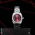 Dark Red Silver - size 26mm