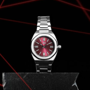 Dark Red Silver - size 26mm