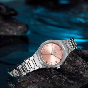 Light Pink Silver - size 34mm