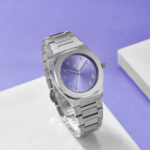 Light Purple Silver - size 40mm