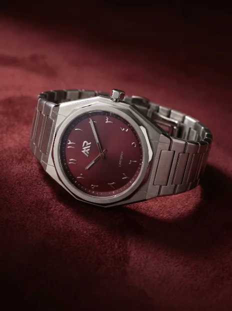 Marco Roma steel reference with a coloured sunburst dial