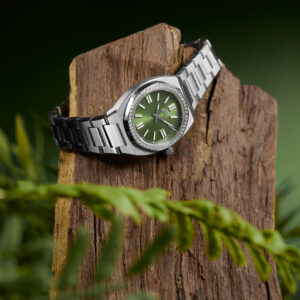 Sage Green Charm Silver - 26mm