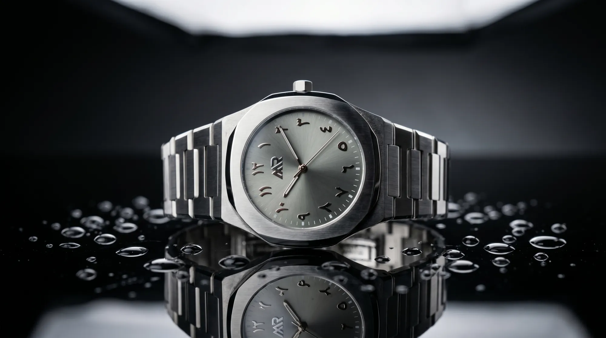 Marco Roma Silver Collection watch with a sunburst dial