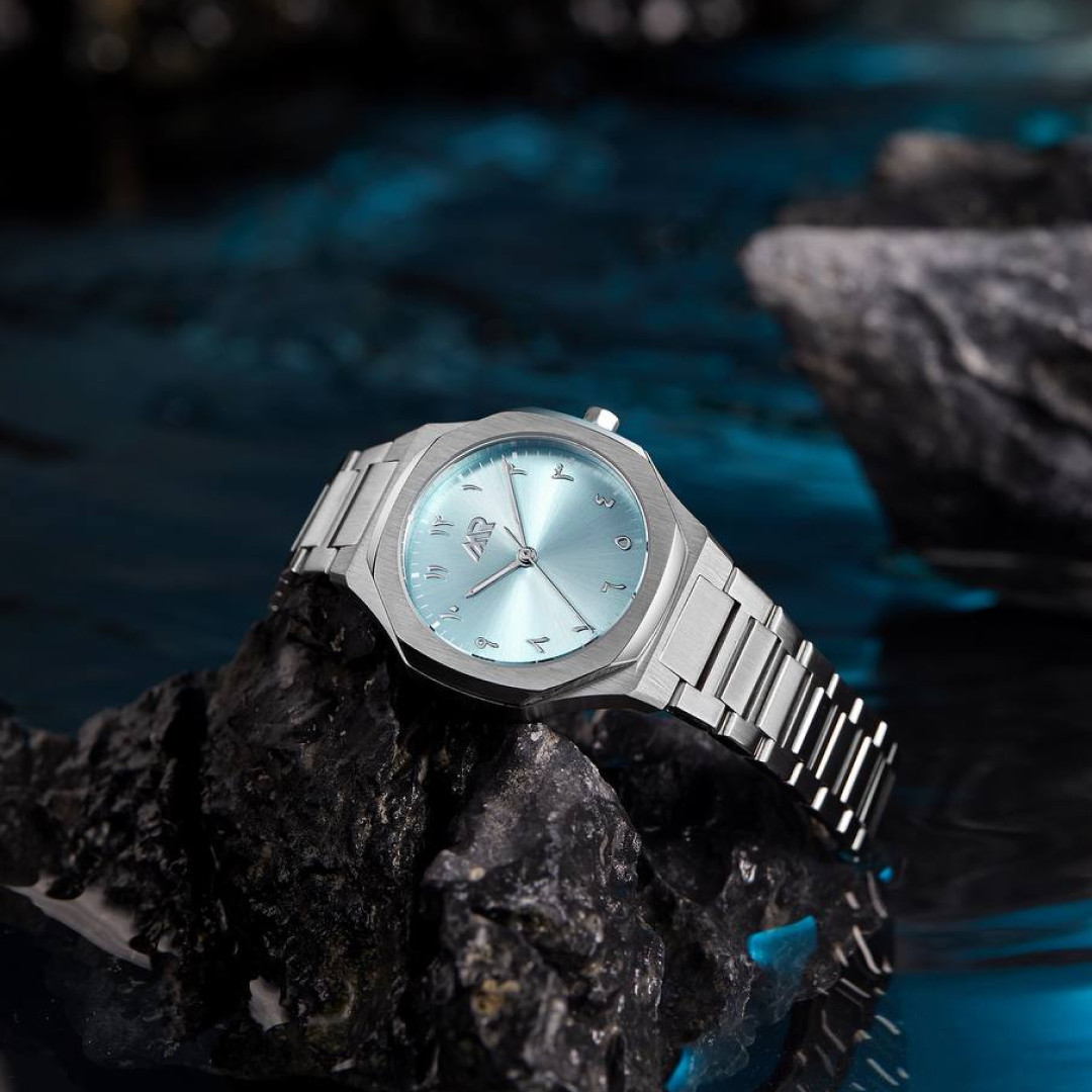 Sky Blue Silver - size 34mm Sky Blue Silver - size 34mm
