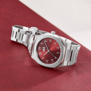 Chiny Red Silver - size 40mm