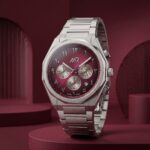 Chronograph 40 - Burgundy watch by Marco Roma – view 5