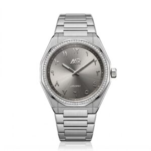 Sport 40 - Elegant Grey Diamond (Arabic dial) watch by Marco Roma