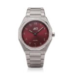 Sport 40 - Royal Maroon Diamond (Arabic dial) watch by Marco Roma