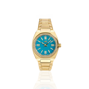 Turquoise Diamond Elegance - size 26mm