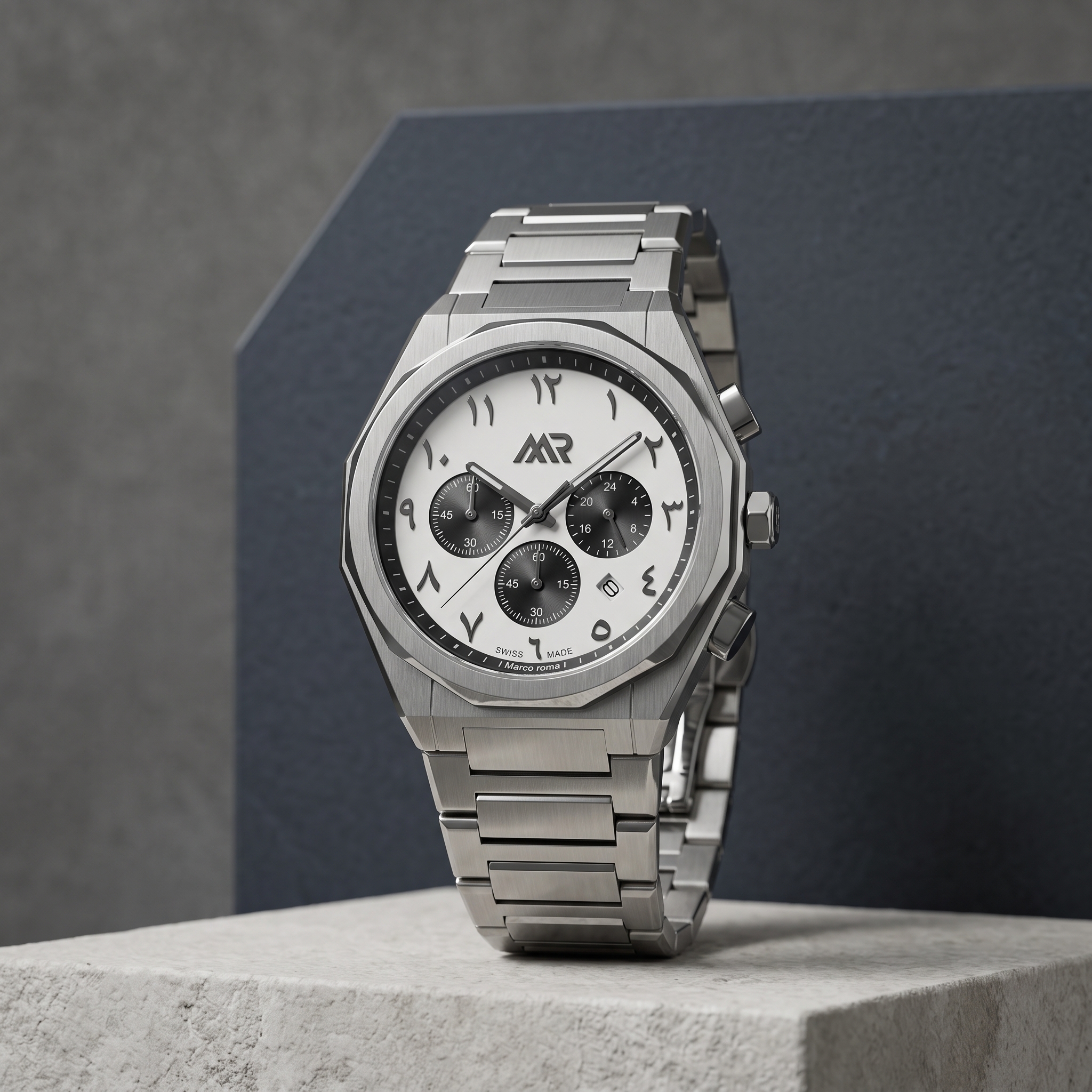 CHRONOGRAPH POLAR 40 watch by Marco Roma – view 2 Chronograph 40 - Polar watch by Marco Roma